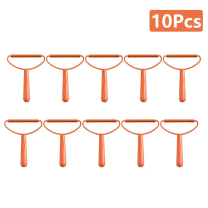 1-50Pcs Clothes Hair Scraper Pet Manual Lint Removal Coat Clothes Double Sided Hair Removal Shaver Brush Tool for Carpet Wool - Qoraheyhub