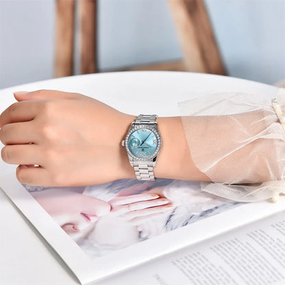 PAGANI DESIGN 2024 New 32MM Women's Wristwatch Elegant Luxury Quartz Watch For Women Fashion Waterproof Watches Sapphire Clock - Qoraheyhub