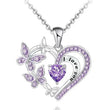 CAOSHI Graceful Heart Pendant Necklace for Women Delicate Butterfly Jewelry for Engagement Ceremony Romantic Accessories Gift Jewelrieshub XL1137 / 45cm XL1136 / 45cm XL1137 / 45cm-XL1136 / 45cm-