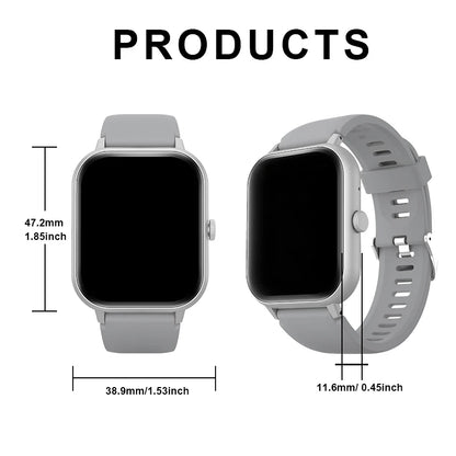 Smart watch, wireless calling /dial, multi -Sport mode,Suitable for men and women, sports watches, for iPhone/Andriod - Qoraheyhub