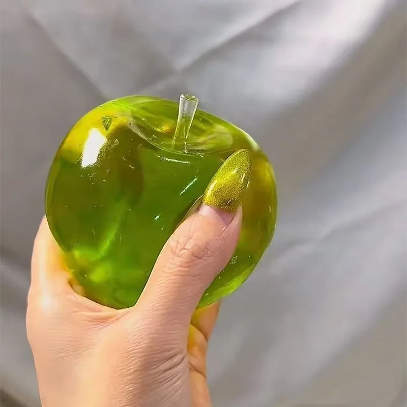 Green Apple Squeeze Toys Relieve Stress and Vent Anger Fidget Toys Plasticity Squeeze toys To Relieve Stress for Friends - Qoraheyhub