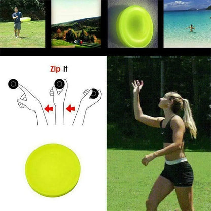 1 Pcs Mini Beach Fly Disk Kids Adult Silicone Outdoor Sports Decompression Disc Fun Entertainment Pocket Toys Xmas Gift - Qoraheyhub