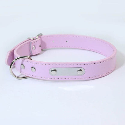 Customized PU Leather Dog Collar Soft Padded Dogs Collars Free Engraving Name for Small Medium Large Dogs Cat Adjustable XS-XL Qoraheyhub Black / S Black / M Black / L Black / S-Black / M-Black / L-Black / XL-Black / XS-Red / XL-Pink / XS-Pink / S-Pink / M-Red / XS-Red / S-Red / M-Red / L-Navy Blue / M-Navy Blue / L-Navy Blue / XL-Brown / XS-Pink / L-Pink / XL-Navy Blue / XS-Navy Blue / S-Brown / S-Brown / M-Brown / L-Brown / XL-