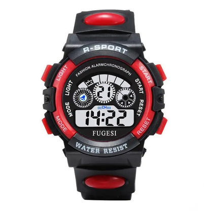 Children Watch Sport Kids Watches Silicone Strap Waterproof LED Digital Watch For Kid Children Student Girl Boy Wristwatch Clock - Qoraheyhub