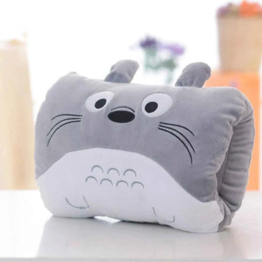 Pink Bear Children's Plush Pillows Hand Warmers Gloves Adults Cartoon Nap Pillows Cushions Creative Hand Warmers Plush Gift
