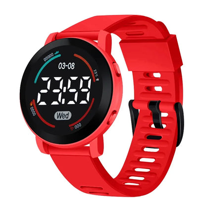 Children's Watches Fashion Digital Watches for Kids Waterproof Sport LED Electronic Wristwatch Simple Boys Girls Student Clock - Qoraheyhub