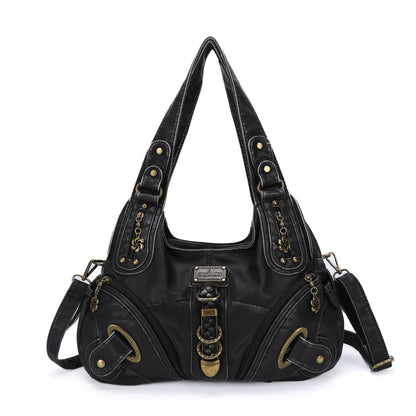 Angelkiss Women Handbags Leopard Bag Top-handle Handbag Fashion Satchel Dumpling Pack Shoulder Bag Tote Bag Hobos Large Purse - Jewelrieshub - - jewelrieshub.com - Jewelrieshub - 