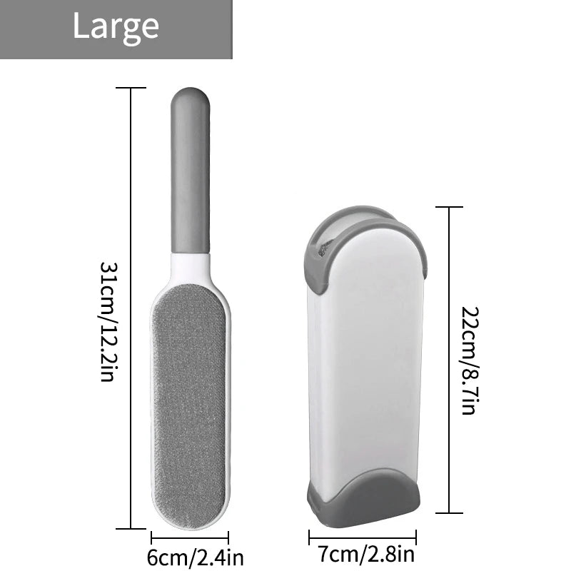 Magic Clothes Lint Remover Reusable Pet Cat Hair Fur Roller Brush Reusable Static Dusting Cleaning Brushes Manual Cleaner Tool - Qoraheyhub