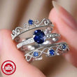 925 sterling silver Caoshi explosive 3 pieces/set women's ring set exquisite Jewelrieshub Silvery / 6 Silvery / 7 Silvery / 8 Silvery / 6-Silvery / 7-Silvery / 8-Silvery / 9-Silvery / 10-