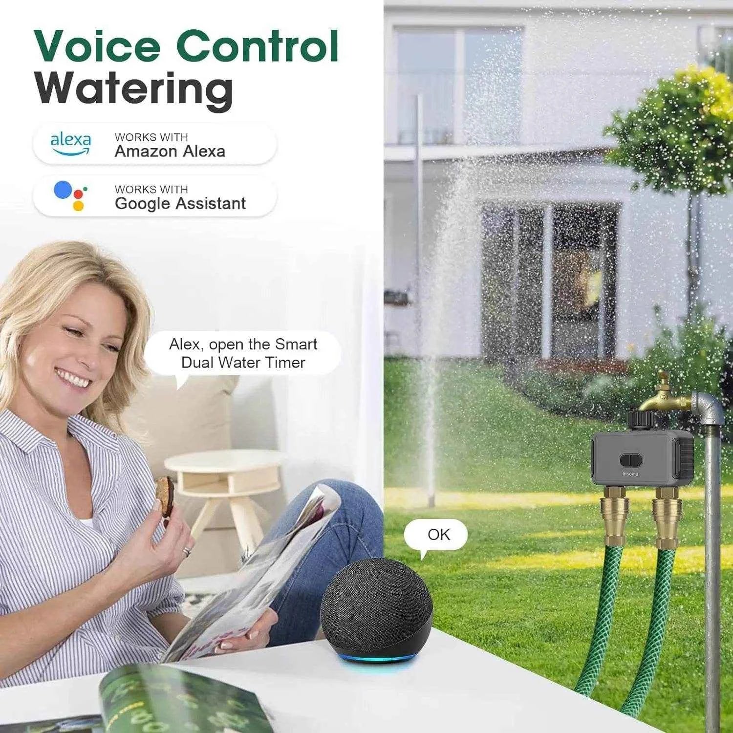 Insoma Smart Irrigation System with Alexa Support