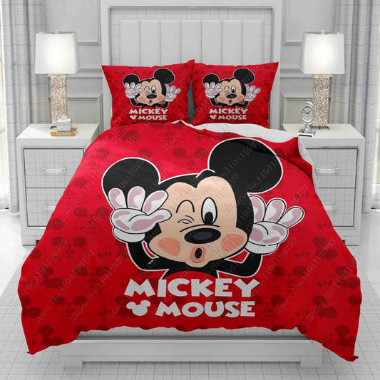 Qoraheyhub Mickey Mouse Bedding Set - Cozy & Fun