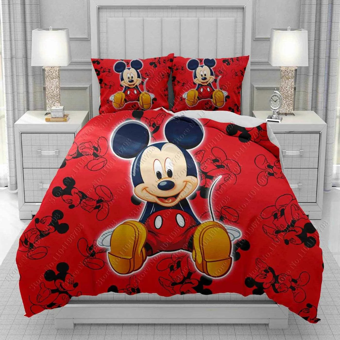Qoraheyhub Mickey Mouse Bedding Set - Cozy & Fun