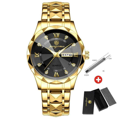 Qoraheyhub Leather Band Sports Wristwatch for Men