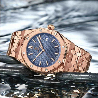 Qoraheyhub Waterproof Sport Quartz Watches for Men - Stylish & Durable