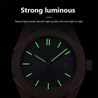 Qoraheyhub Waterproof Sport Quartz Watches for Men - Stylish & Durable