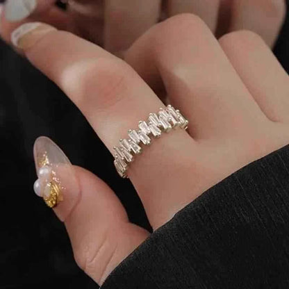 Jewelrieshub Stylish Engagement Ring for Women Rose Gold
