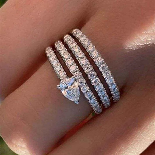 Jewelrieshub Stylish Fashion Jewelry Ring for Women
