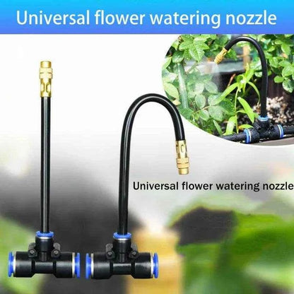 Qoraheyhub Automatic Irrigation Sprinkler Kit with Adjustable Nozzles
