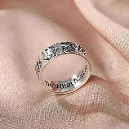 Jewelrieshub Silver Butterfly Ring for Women – Inspirational Design